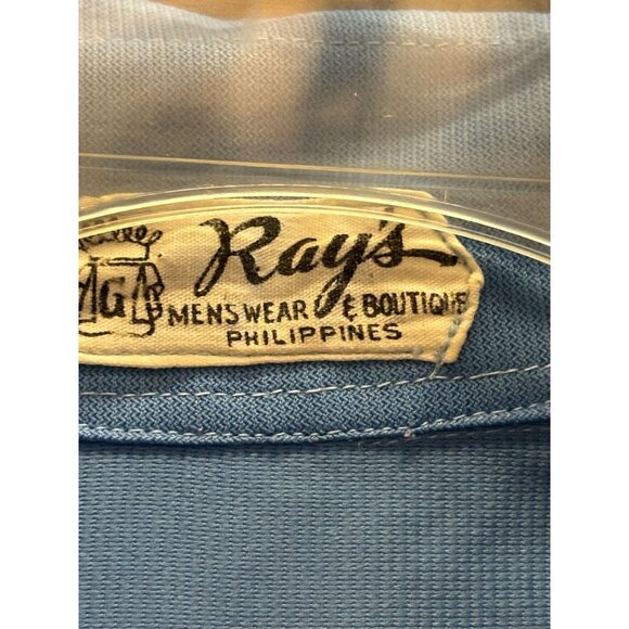 Vtg Blue Party Flight Suit "Perform Or Perish" Eagle Embroidery Mens Bowling - Picture 7 of 15